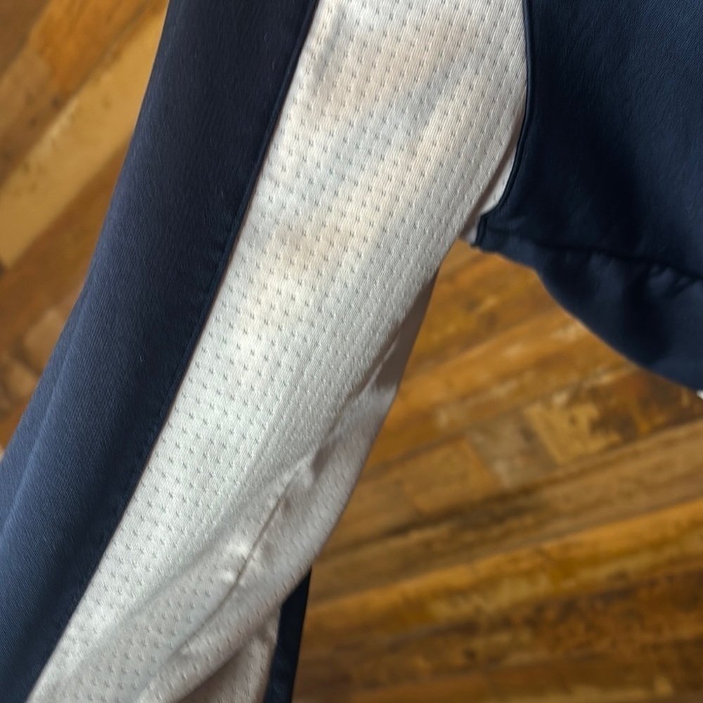 MAVERICKS Women's Navy and White Zip-Up - Picture 7 of 12